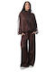 Silia D Damenhosen Set mit Animal Print Streifen