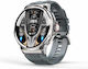 North Edge V69 Titanium 52mm Smartwatch Cu Pulsometru (Gri - Large)