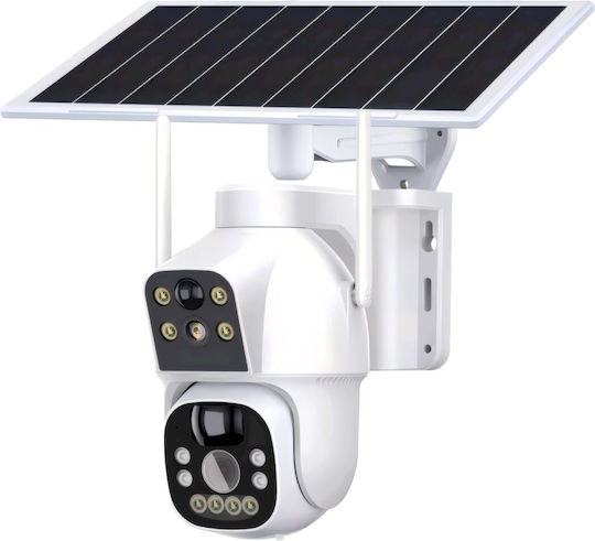 Anga AQ-8128IBW IP Dual Surveillance Camera Wi-Fi Full HD 1080p Waterproof Battery with 3.6mm Lens
