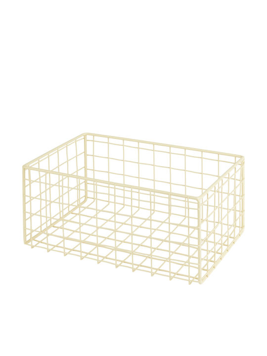 Butlers Coș de Depozitare Galben 26x17cm 1buc