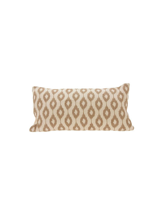 Zaros Sofa-Kissen aus 100% Baumwolle Beige 30x60cm