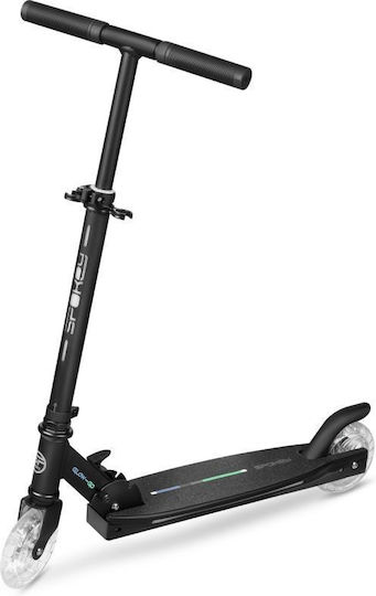 Spokey Kinderroller Klappbar Glow-Go 2-Rad Schwarz