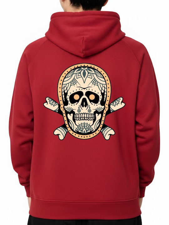 Блуза С Качулка Muerte Skull Pop Culture Черешо...