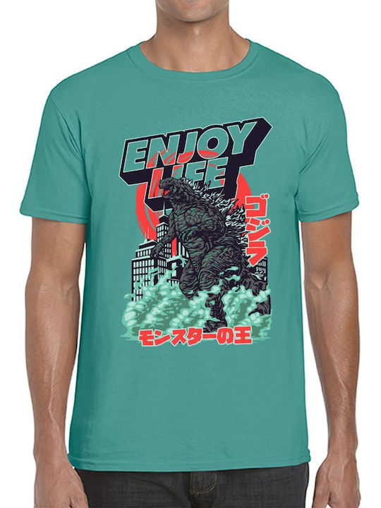 T-shirt Godzilla Enjoy Life City Stomp Pop Cult...
