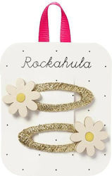 Rockahula Kids Hair Clip Flower in Gold Color