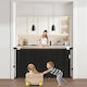 Vevor Foldable Security Door in Black Color 1pcs