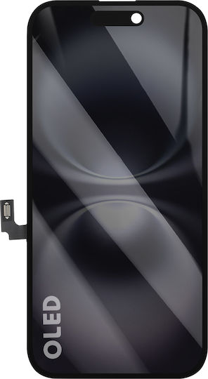 Avizar Hard Oled Screen Iphone 16 Pre-assembled Touch Glass Black