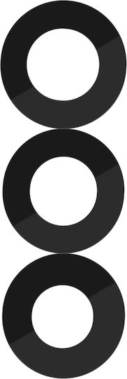 Clappio Obiectiv Pentru Cameră De Telefon Mobil Compatibil Galaxy S25 Plus Senzor Foto Reparare Transparent Negru