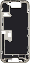 Avizar Ersatz-Mittelrahmenteil Für iPhone 16 Pro Max Helles Grau