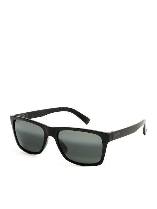 Maui Jim Γυαλιά Ηλίου Μαύρα με Κοκκάλινο Σκελετό