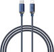 Recci Braided USB-C to Lightning Cable 30W Blue 1.2m (RS09CL)