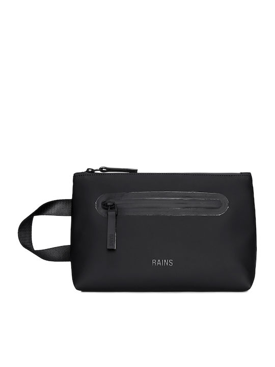 Rains Cosmetic Bag Zip W3 Black 16250-01 Black