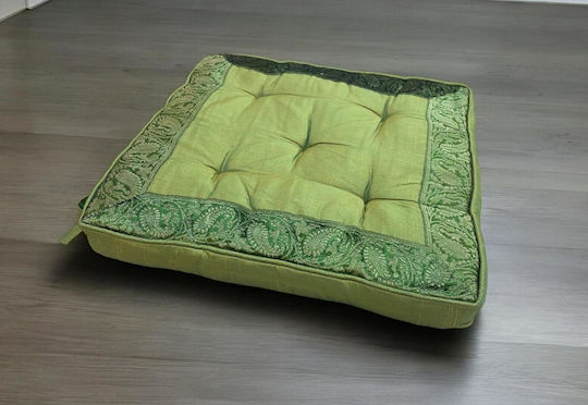 Linea Home Възглавница за стол за градина Лайм Зелен 40x40см