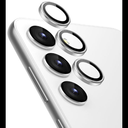 Camera Protection Tempered Glass Silver for the Samsung Galaxy S24 FE