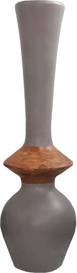 Dekorative Boden-Vase Beton Braun Φ45cm