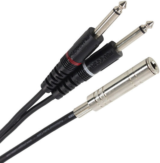 Plugger Cablu 6,3 mm de sex masculin - 6,3 mm de sex feminin 3m