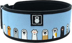 Straight Weightlifting Belt 2pood-i'm Feline Good 4"