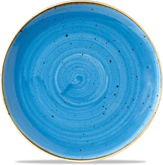 Churchill 1795 Πιάτο Ρηχό από Πορσελάνη Μπλε 26cm 9τμχ