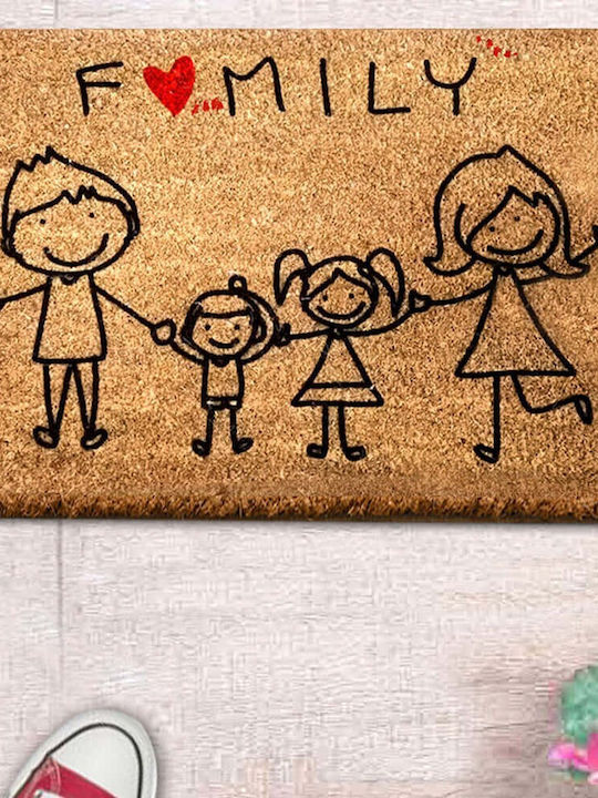 Conceptum Hypnose Entrance Mat Brown 40x60cm