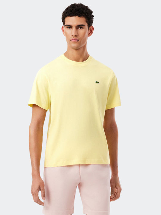 Lacoste T-shirt Κίτρινο