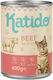 Katido Wet Food for Cats with Beef Grain-Free 400gr