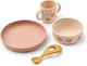 Liewood Butterflyapple Blossom Silicone Feeding Set 4 Pieces