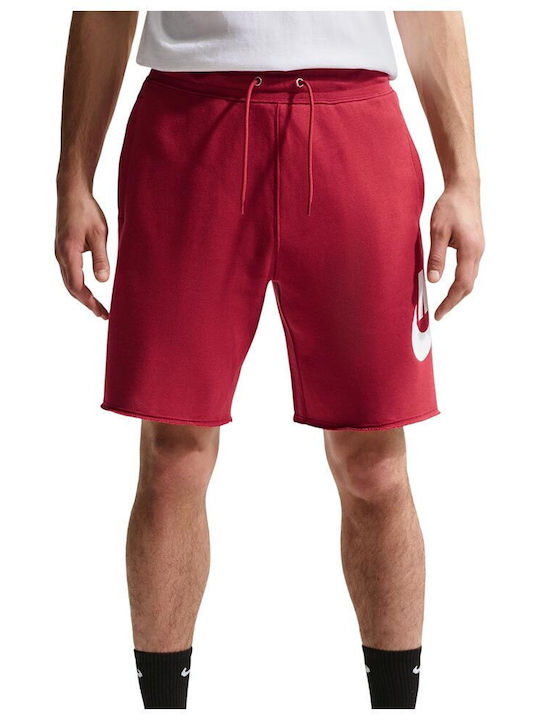 nike alumni shorts red