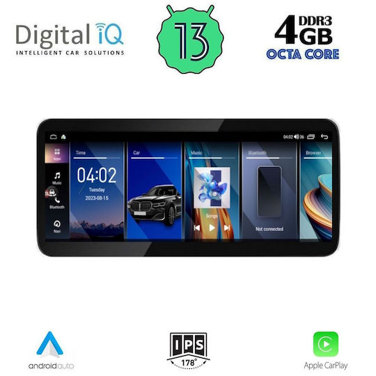 Lenovo Автомобилна Аудио Система (Блутут/USB/WiFi/GPS/Apple-Carplay/Android-Auto) с Тъчскрийн 10.33"