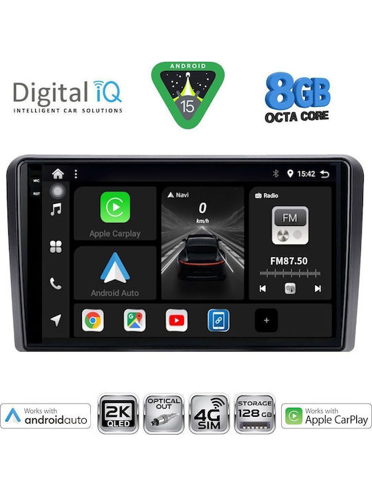 Digital IQ Car Audio System for Ford Transit Connect 2018-2025 (Bluetooth/USB/WiFi/GPS/Apple-Carplay/Android-Auto) with Touch Screen 10"
