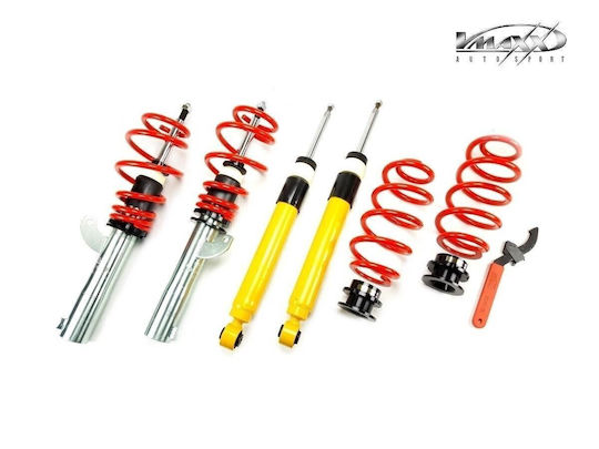Ρυθμιζόμενη Ανάρτηση Καθ Ύψος V-maxx Vw Golf 6 1k Jetta 4 Beetle 5c 4 Τμχ 60 Av 30/55