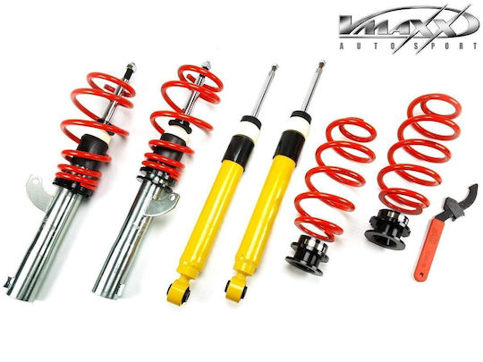 Height Adjustable Suspension V-maxx Audi A3 8v Seat Leon 5f Skoda Octavia 5e Vw Golf 7 Front Φ55mm Rear Axle Front Axle 965kg Rear Axle 980kg 4 Pieces 60 Av 40/55