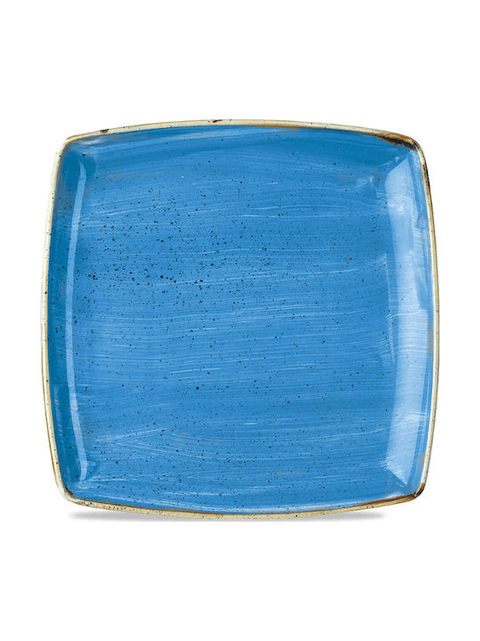 Churchill 1795 Serving Platter Square made of Porcelain Blue 26cm