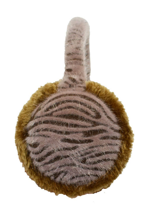 Γυναικείο Earmuff Πλεκτό σε Μπεζ χρώμα