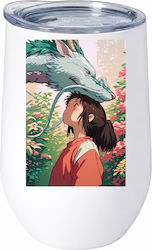 Spirited Away No3 Anime My Neighbor Totoro Chihiro Haku Ποτήρι Θερμός Ανοξείδωτο Διπλό Τοίχωμα 500ml – Premium Ποιότητα