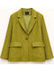 Lumina Long Women's Blazer Green