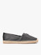 Knitted Women's Espadrilles In Black Color