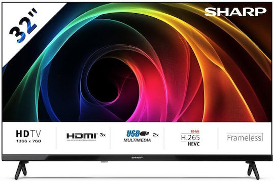Sharp Τηλεόραση 32" HD Ready LED 32HA1205E (2025)