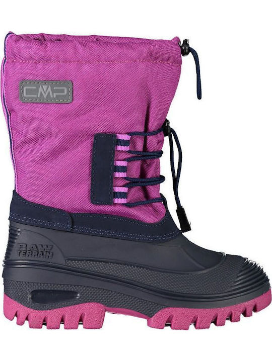 CMP Kids Snow Boots with Laces Pink