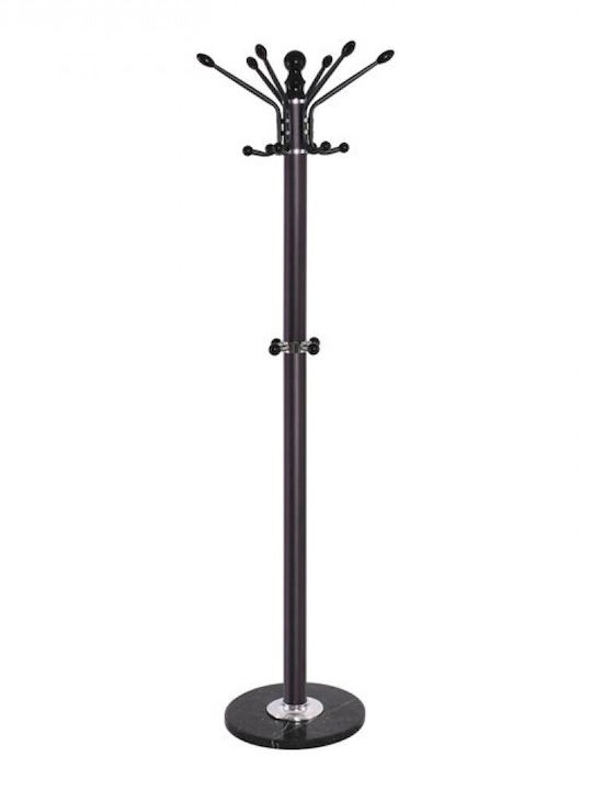 Homeplus Καλόγερος Μεταλλικός Μπρούτζινο 38x38x175cm