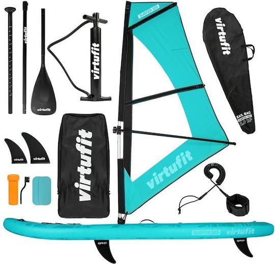 Virtufit Surfer 305 Дъска SUP с Дължина 3.05m Тюркоазен