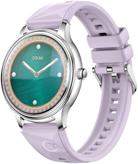 Colmi L28 Air Stainless Steel Smartwatch with Heart Rate Monitor (Purple)