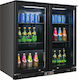 Karamco Ψυγείο Back Bar 212lt Διπλό Υ84.5xΠ290xΒ52cm