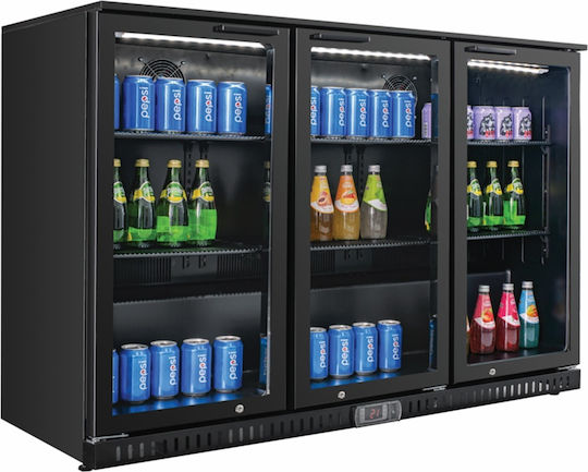 Karamco Getränkekühlschrank Rückwandbar 212l mit Drei Türen Höhe 84.5xBreite 290xTiefe 52cm