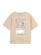 Kinder-T-Shirt Sand