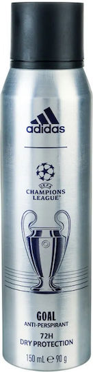 adidas Uefa Champions League Goal Αποσμητικό 72h σε Spray 150ml