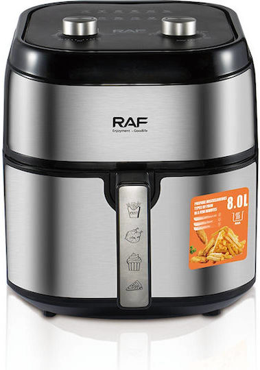 Raf Air Fryer with Double Detachable Bucket 8lt R.5012