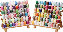 Embroidery Thread Kit 120 Spools 500 M Multicolor Embroidery Thread Kit 120 Spools 500 M Multicolor