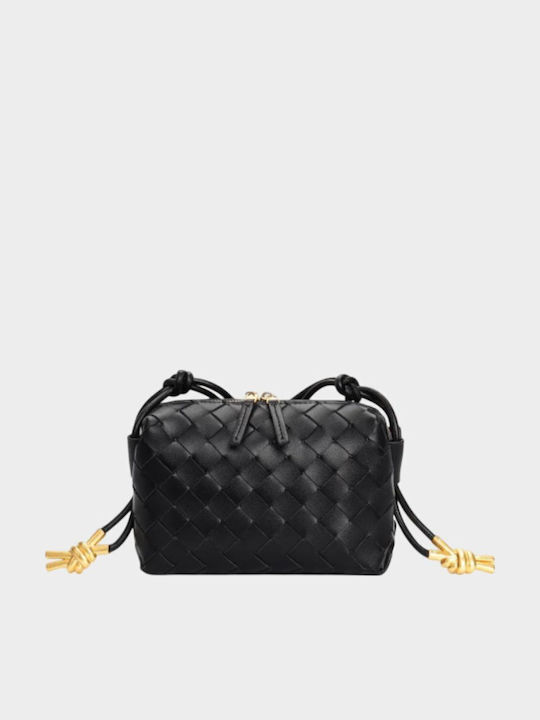 Set Leather Women's Bag Shoulder Black