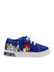 Kids Sneakers Anatomic with Scratch & Lights Blue