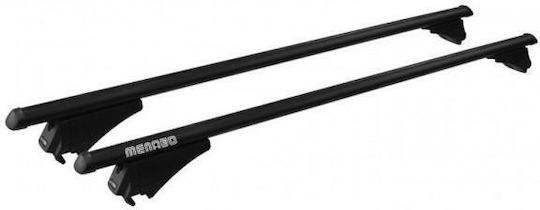 Menabo Car Roof Bars Aluminum Tiger Black 118.5 Cm Black Color Volvo XC40 5 Doors 2018 Flush Or Raised Rails 2 Pieces 8590/mb Menabo Mp.8590/mb-132